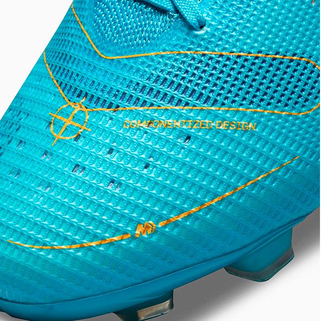 Футбольные бутсы Nike Mercurial Superfly 8 Elite FG (Голубой) с носками