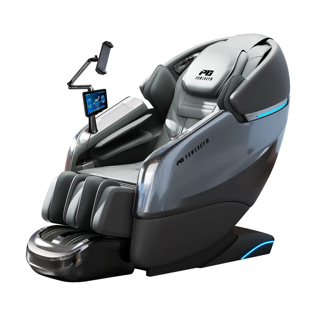Массажное кресло PowerGym G-7 (серый)