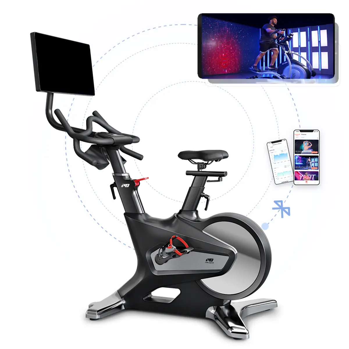 Велотренажер PowerGym SP-50 (Сенсорный экран)